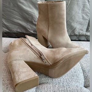 Women’s A New Day Suede Booties Size 10